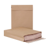 Papirforsendelsespose 250x350x50mm brun 250stk 