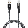 Sandberg USB-A to Lightning SURVIVOR, Black/White (1m)