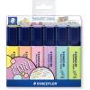 Staedtler Textsurfer Classic 364C pastelfarver 6 stk 