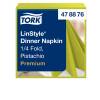 Tork 478876 Premium Linstyle middagsservietter 39x39 cm 1-lags pistacie 50 stk 