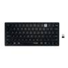 Kensington Dual tr&aring;dl&oslash;st Compact tastatur nordisk layout sort