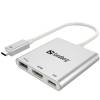 USB-C Mini Dock HDMI+USB, White