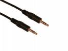 MiniJack m-m Cable, Black (2m)