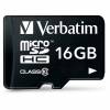 Verbatim 16GB memory card microSDHC + adapter