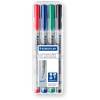 Staedtler Lumocolor 316F non-permanent marker 0,6mm 4 farver 