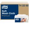 Tork 742200 Premium Soft vaskeklude 30x32cm hvid 135stk 