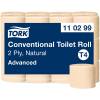 Toiletpapir Tork advanced brun natur T4 24 rle
