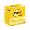 Post-it z-notes blok 76x127mm gul 12 blk 