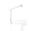 LightUp Napoli bordlampe m/bordtvinge asymmetrisk hvid 