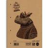 Rhino Recycled kollegieblokke 70g A4 linjeret 4 huller 