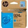 HP 924e bl&aelig;kpatron cyan 800ark