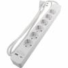 Stikd&aring;se 6 udtag 2xUSB 1,5m 