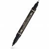 Pentel N75W Twin permanent marker 0,3/1,2mm sort 