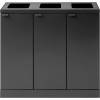 Bica Basic 870 affaldsstation 3x45L antracit 