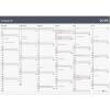 Mayland 2026 26064200 moderne vægkalender 2x6mdr. 70x100cm 