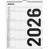 Mayland 2026 26066550 5 kolonner vægkalender 29,5x39cm 