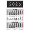 Mayland 2026 26066640 Triplanner vægkalender 28,5x50cm 