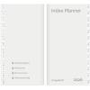 Mayland 2026 26095100 indexkalender refill 16,8x8,8cm hvid 