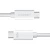 Q-Connect USB-C til USB-C kabel 60W 1,2m hvid