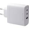 Dbramante1928  Re-Charge IT EU-v&aelig;goplader  2xUSB-C 100W +1xUSB-A hvid