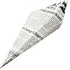 Pommes Frites kr&aelig;mmerhus 210x295mm hvid/old news 1000stk 