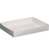 Sm&oslash;rrebr&oslash;ds&aelig;ske fold selv 445x320x65mm hvid pk/100stk 