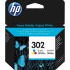 HP 302  F6U65AE Flerfarvet bl&aelig;kpatron 150 sider