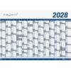 Mayland 28065000 1x13mdr k&aelig;mpekalender i r&oslash;r 70x100cm PP bl&aring;