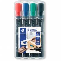 Staedtler Lumocolor 352 markers&aelig;t 4 farver