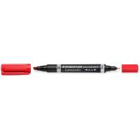 Staedtler Duo 348 marker r&oslash;d