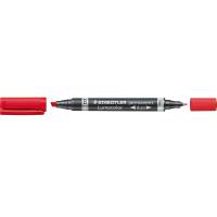 Staedtler Duo 348 marker r&oslash;d