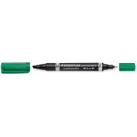 Staedtler Duo Lumocolor 348 marker gr&oslash;n