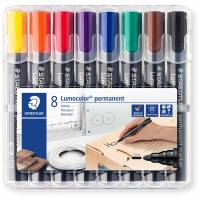 Staedtler Lumocolor 352 markers&aelig;t 8 farver