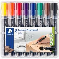 Staedtler Lumocolor 350 markers&aelig;t 8 farver