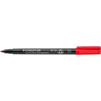Staedtler Lumocolor 317M permanent overheadpen 1,0mm r&oslash;d