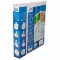 Elba Maxivision vinduesringbind i A4+ med 4DR og 40 mm rygbredde i farven transparent