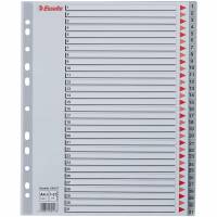 Esselte MAXI register A4+ med 31 tabs i farven gr&aring;