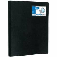 Bantex demomappe med 20 lommer i A4 i farven sort