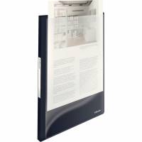 Esselte VIVIDA demomappe med vindue og 40 lommer i A4 i farven sort