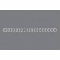 GBC 3:1 wire 36-70ark 8mm 34 ringe hvid 100stk