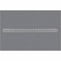 GBC 3:1 wire 51-80ark 10mm 34 ringe hvid 100stk