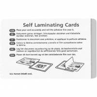 BNT selvkl&aelig;bende lamineringskort 54x86 mm