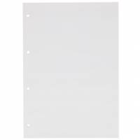 Bantex standardblok A4 ulinjeret sidelimet