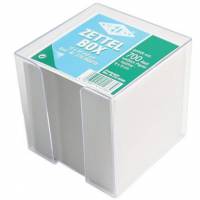 Memoholder med hvidt papir