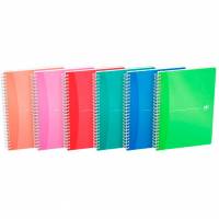 Oxford My Colours notesbog A5 linjeret assorteret