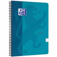 Oxford Touch notesbog A4+ kvadreret turkis