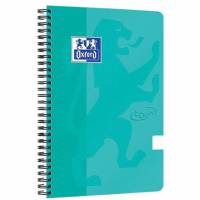 Oxford Touch notesbog B5+ prikket turkis