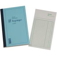 Regningsblok 1001 200x108mm 100ark