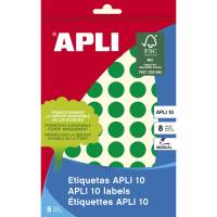 Apli farvedots &Oslash;13mm gr&oslash;n 616stk