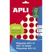 Apli farvedots &Oslash;19mm r&oslash;d 320stk